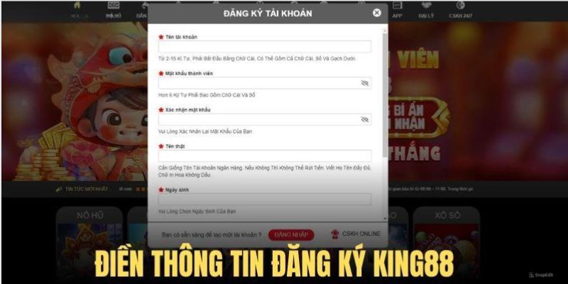 Đăng ký tài khoản chỉ với 5 bước dễ dàng